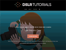 Tablet Screenshot of dslrtutorials.com